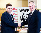 Pick 'n Pay CEO Nick Badminton (left) and WWF CEO Morne du Plessies
