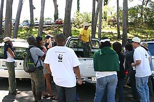 WWF staff Water Neutral outing to Rhodes Memorial. / ©: Sarah-Leigh Paul / ©: Sarah-Leigh Paul