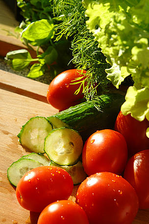 Fresh vegetables: tomato, cucumber, salad. Eco-tip: eat locally produced vegetables rather than ...
© Katrin Havia WWF Finland
© Katrin Havia WWF Finland