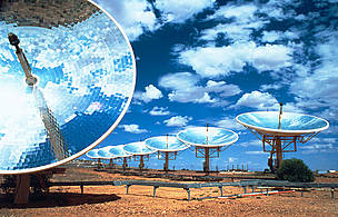 Solar Power Station at White Cliffs, New South Wales, Australia / ©: Klein & Hubert / WWF / ©: Klein & Hubert / WWF
